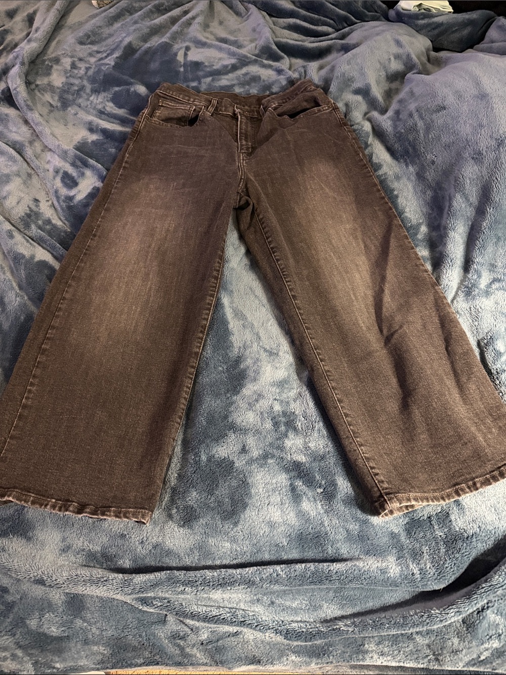 Women's Black Bootcut Jeans — Wide-Leg Comfort 30x25
